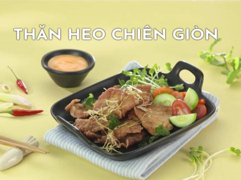 Than heo chien gion 1 Thăn heo chiên giòn