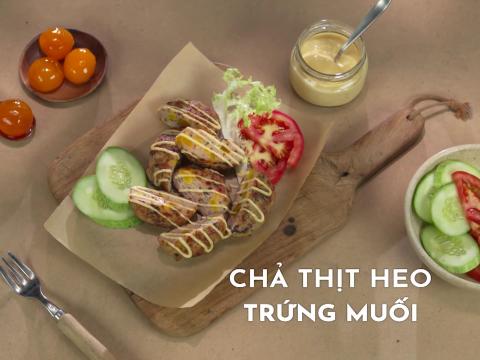 Cha thit heo trung muoi Chả thịt heo trứng muối