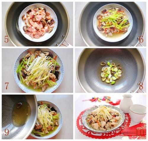 15 phút có ngay gà hấp nấm ngon ngỡ ngàng