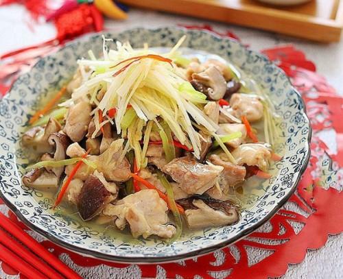 15 phút có ngay gà hấp nấm ngon ngỡ ngàng