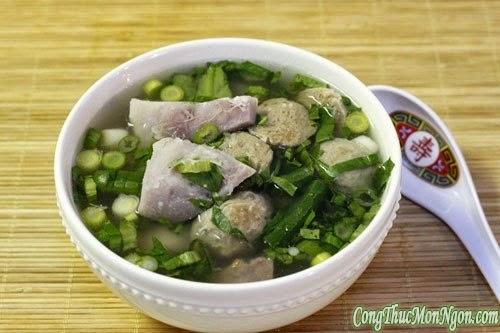 3 món canh bò viên đơn giản