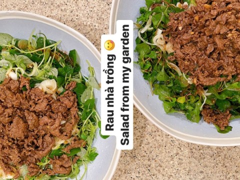 7 mon salad yeu thich cua tang thanh ha 7 món salad yêu thích của Tăng Thanh Hà