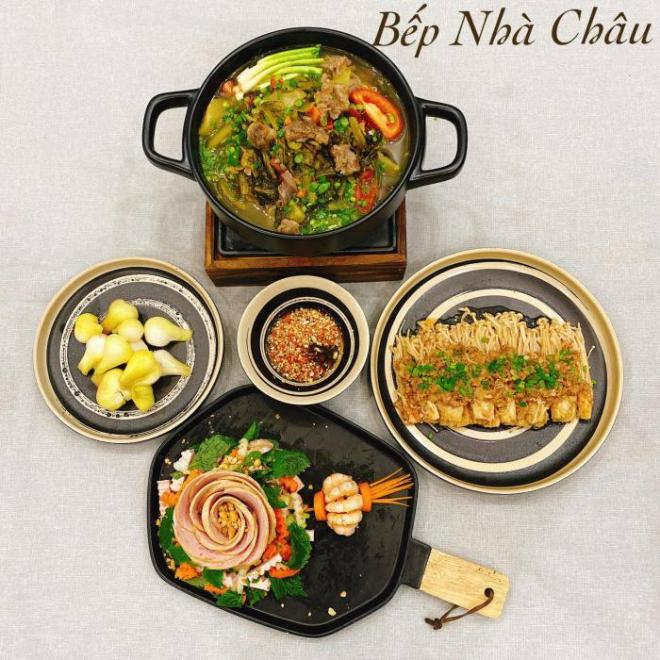 8X khoe hơn 30 mâm cơm đẹp như của đầu bếp, bố chồng suốt ngày khen “nấu gì cũng ngon”