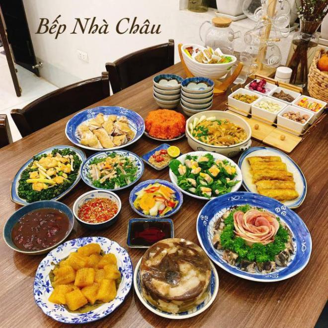 8X khoe hơn 30 mâm cơm đẹp như của đầu bếp, bố chồng suốt ngày khen “nấu gì cũng ngon”
