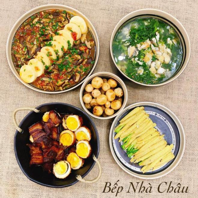 8X khoe hơn 30 mâm cơm đẹp như của đầu bếp, bố chồng suốt ngày khen “nấu gì cũng ngon”
