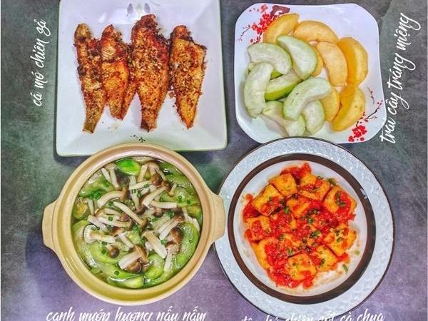 8X khoe loạt mâm cơm 'không ngon không lấy tiền', nhà chỉ 2 người mà nấu ăn bữa nào cũng chỉn chu