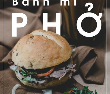 ba%CC%81nh mi%CC%80 pho%CC%89 mon an nhanh do%CC%A3c la%CC%A3 o sai gon Bánh mì phở - món ăn nhanh độc lạ ở Sài Gòn