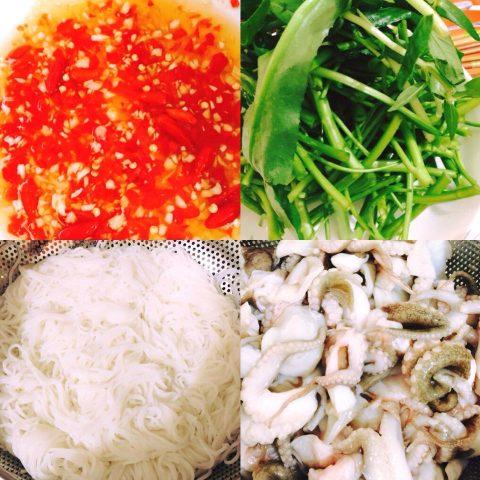 Bạch tuộc nhúng giấm giòn ngon