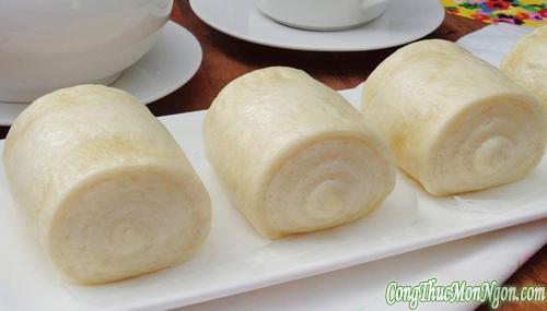 Bánh bao chay giản dị cho bữa sáng