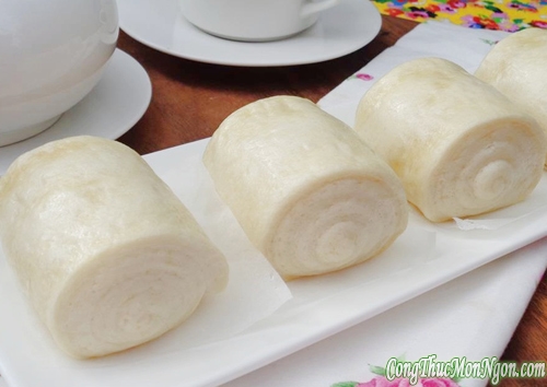 Bánh bao chay giản dị cho bữa sáng