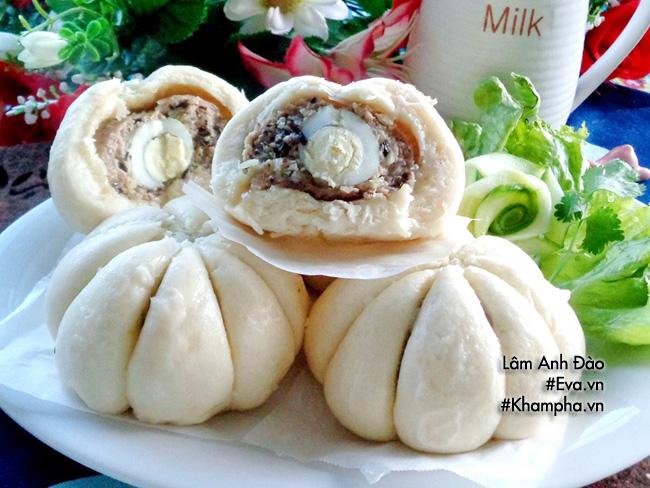 Bánh bao quả bí đã đẹp còn ngon