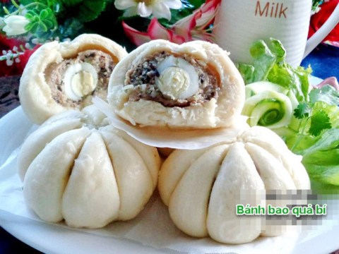 banh bao qua bi da dep con ngon Bánh bao quả bí đã đẹp còn ngon