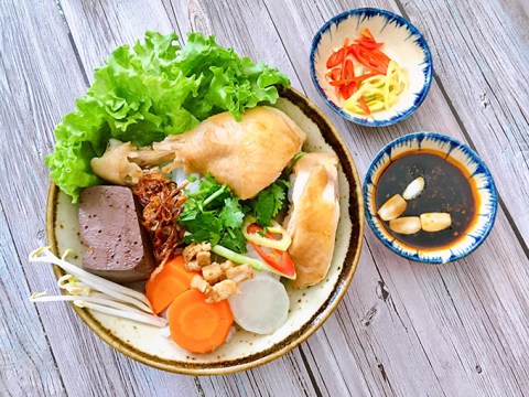 banh canh ga Bánh canh gà