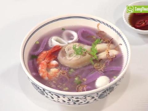 banh canh khoai tim Bánh canh khoai tím