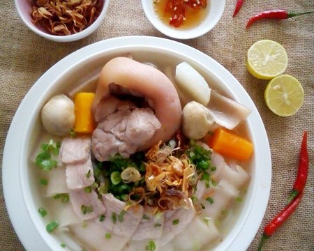 banh canh thit heo Bánh canh thịt heo