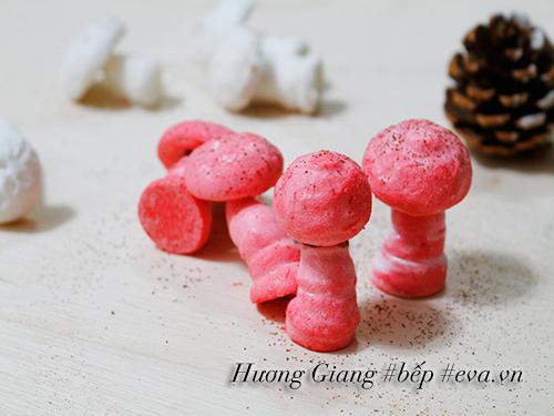 Bánh cây nấm vừa ngon lại dễ thương cho mùa Giáng sinh