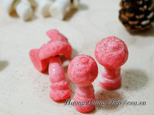 Bánh cây nấm vừa ngon lại dễ thương cho mùa Giáng sinh