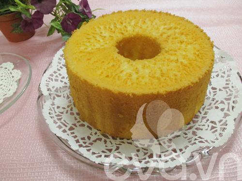 Bánh chiffon cam mềm, thơm tuyệt ngon