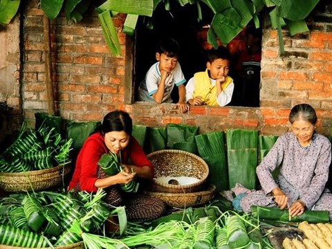 banh chung khong nhan Bánh chưng không nhân