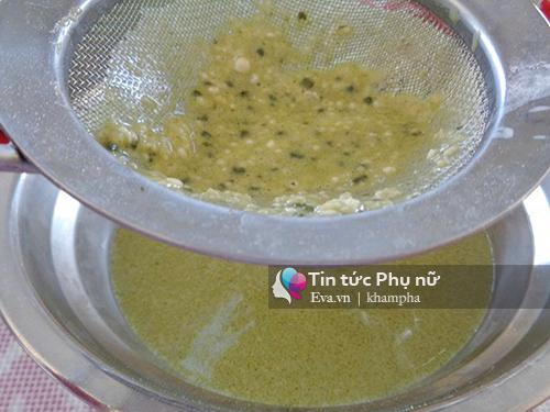Bánh crepe trà xanh sầu riêng chuẩn vị