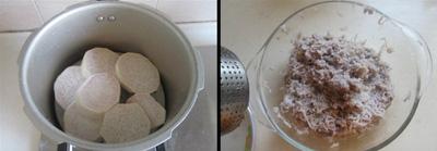 Bánh cuộn khoai môn giòn thơm ngon miệng