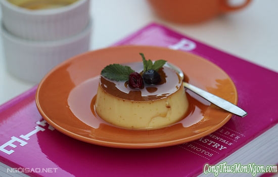 Bánh flan thơm ngon ai cũng mê