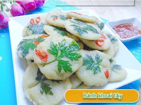 banh khoai tay la mieng dep mat hap dan cho ngay moi Bánh khoai tây lạ miệng đẹp mắt hấp dẫn cho ngày mới