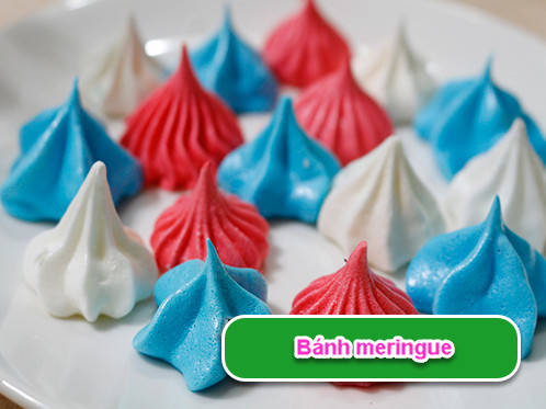 Bánh meringue giòn tan, thơm ngọt đến mê người