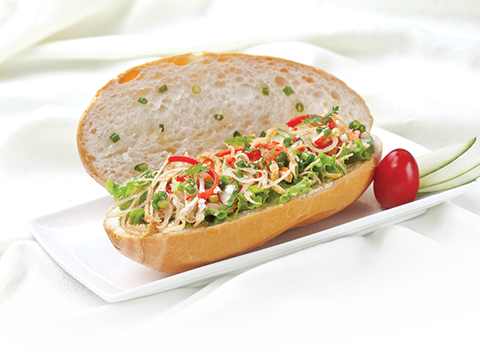 banh mi bi sai gon Bánh mì bì Sài Gòn