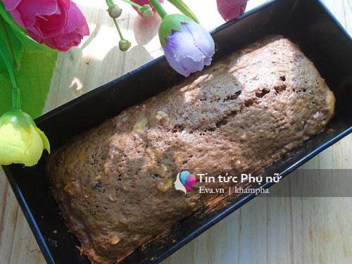 Bánh mì chuối thơm ngon, đủ dưỡng chất cho bữa sáng