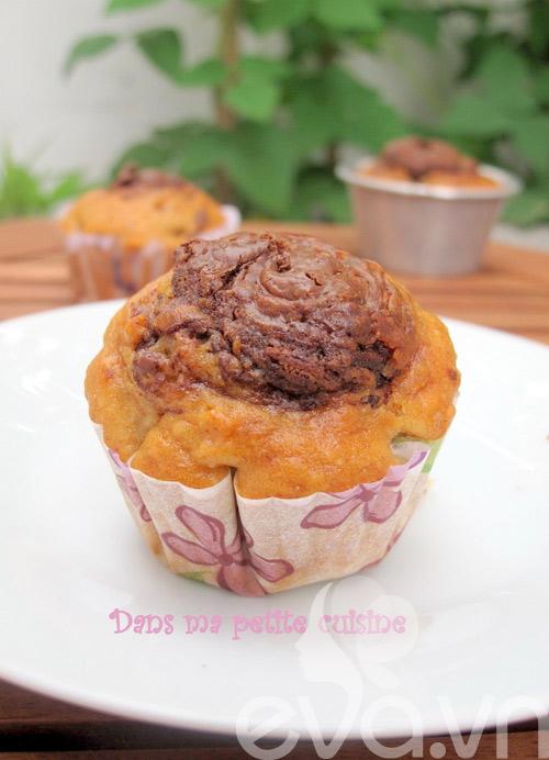 Bánh muffin chuối ngon chảy nước miếng!