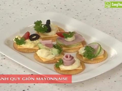 banh quy gion mayonnaise Bánh quy giòn Mayonnaise