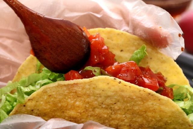 Bánh tacos nướng rau củ