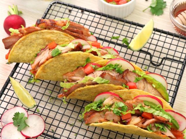 Bánh tacos nướng rau củ