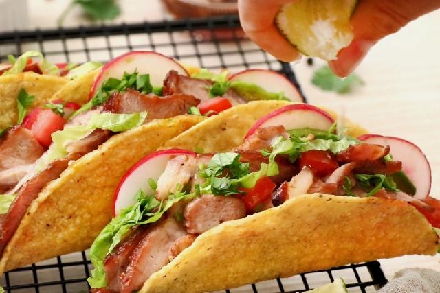 Bánh tacos nướng rau củ