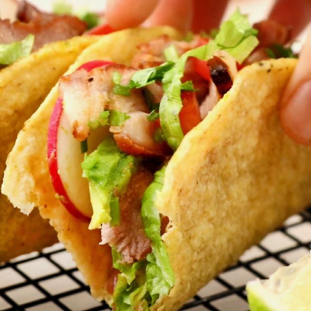 Bánh tacos nướng rau củ