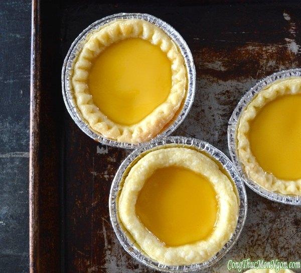 Bánh tart trứng ngon thèm chảy nước miếng