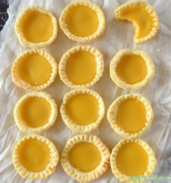 Bánh tart trứng ngon thèm chảy nước miếng