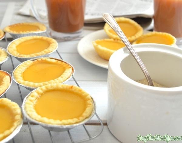 Bánh tart trứng ngon thèm chảy nước miếng