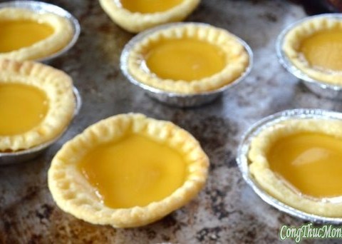 banh tart trung ngon them chay nuoc mieng Bánh tart trứng ngon thèm chảy nước miếng