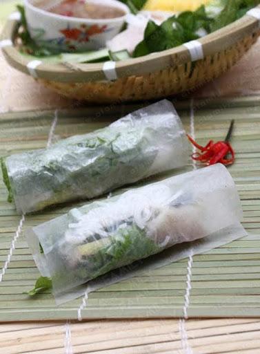 Bánh tráng cuốn thịt heo