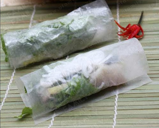 Bánh tráng cuốn thịt heo