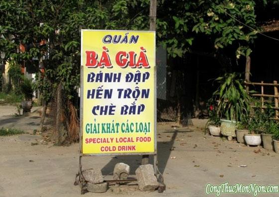 Bánh tráng đập - món nghèo xứ Quảng