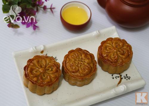 Bánh Trung thu nướng nhân đậu đỏ tuyệt ngon