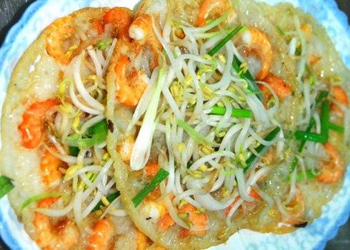 Bánh xèo tôm nhảy và bánh canh chả cá ở Quy Nhơn