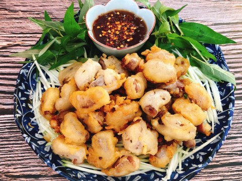 bao tu ca basa chien gion Bao tử cá basa chiên giòn