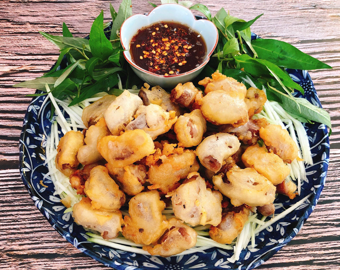 Bao tử cá basa chiên giòn