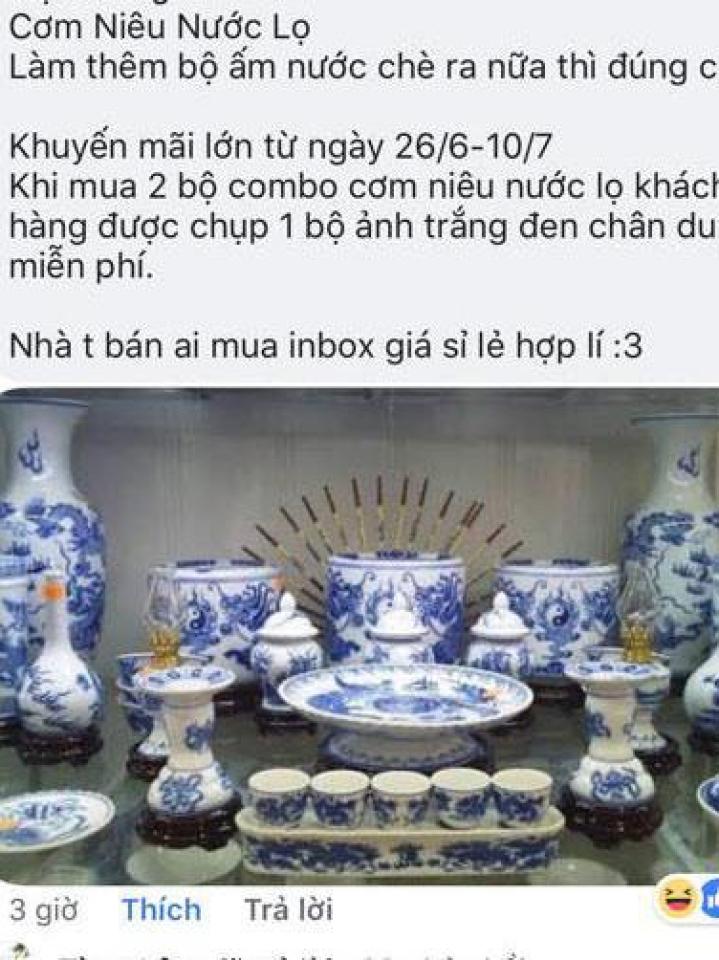 Bát cơm niêu của một nhà hàng khiến dân mạng cười bò "thêm cây nhang với quả trứng là đẹp"