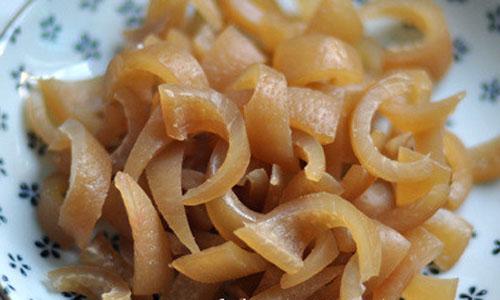 Bì heo trộn đậu phộng dai giòn sần sật