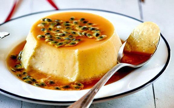 Bí quyết làm bánh flan chanh leo mịn căng mềm mượt